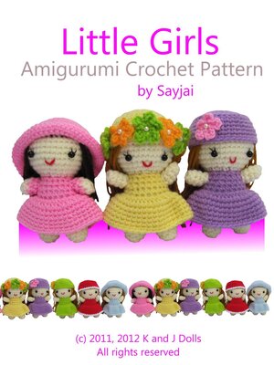 cover image of Little Girls Amigurumi Crochet Pattern